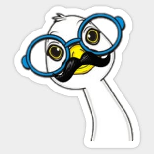 Goose Cartoon Sticker